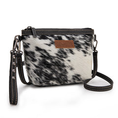 Wrangler Genuine Hair-On Cowhide Crossbody