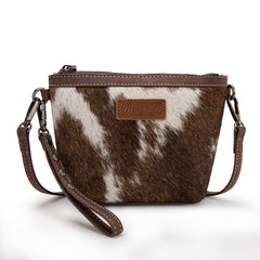 Wrangler Genuine Hair-On Cowhide Crossbody