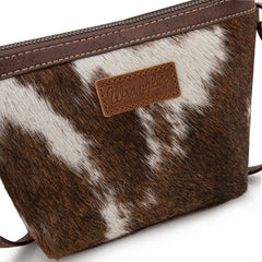 Wrangler Genuine Hair-On Cowhide Crossbody