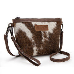 Wrangler Genuine Hair-On Cowhide Crossbody