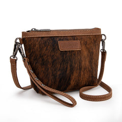 Wrangler Genuine Hair-On Cowhide Crossbody