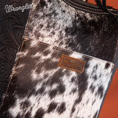 Wrangler Genuine Hair-On Cowhide Convertible Backpack