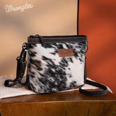 Wrangler Genuine Hair-On Cowhide Crossbody