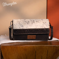 Wrangler Genuine Hair-On Cowhide Mini Crossbody