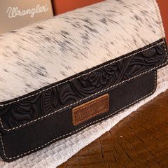 Wrangler Genuine Hair-On Cowhide Mini Crossbody