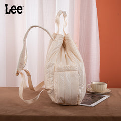 Lee Lightweight Quilted Puffy Drawstring Travel Backpack