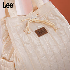 Lee Lightweight Quilted Puffy Drawstring Travel Backpack