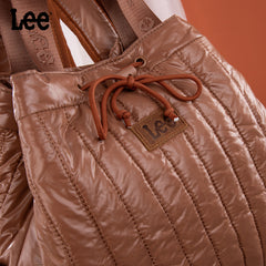 Lee Lightweight Quilted Puffy Drawstring Travel Backpack