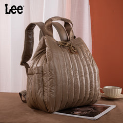 Lee Lightweight Quilted Puffy Drawstring Travel Backpack