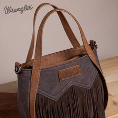 Wrangler Fringe Western Crossbody Purse