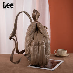 Lee Lightweight Quilted Puffy Drawstring Travel Backpack