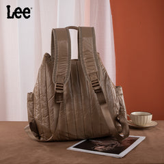 Lee Lightweight Quilted Puffy Drawstring Travel Backpack