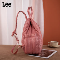 Lee Lightweight Quilted Puffy Drawstring Travel Backpack