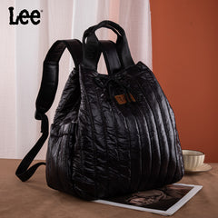 Lee Lightweight Quilted Puffy Drawstring Travel Backpack