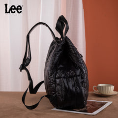 Lee Lightweight Quilted Puffy Drawstring Travel Backpack