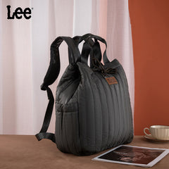 Lee Lightweight Quilted Puffy Drawstring Travel Backpack