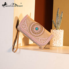 Montana West  Concho Cut-out Wristlet