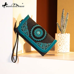 Montana West  Concho Cut-out Wristlet