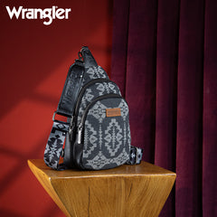 Wrangler Aztec Print Sling Bag