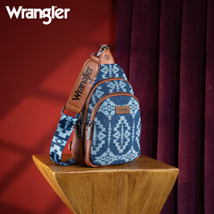 Wrangler Aztec Print Sling Bag