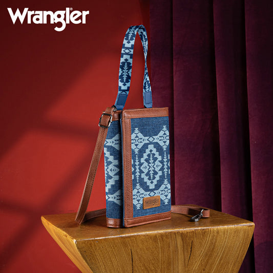 Wrangler Aztec Print Crossbody Phone Purse