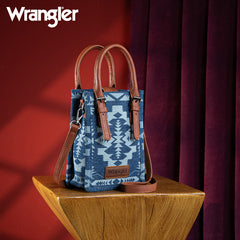 Wrangler All-Over Aztec Print Canvas Phone Purse