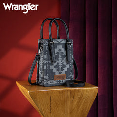 Wrangler All-Over Aztec Print Canvas Phone Purse