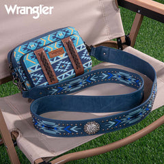 Wrangler Aztec Printed Crossbody Purse