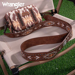 Wrangler Aztec Printed Crossbody Purse