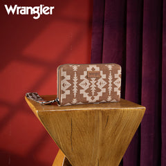 Wrangler All-Over Aztec Print Wristlet