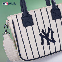 MLB New York Yankees Team Tote/Crossbody with Baseball Coin Pouch