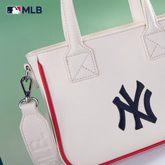 MLB New York Yankees Team Tote/Crossbody with Baseball Coin Pouch