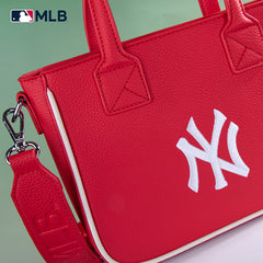 MLB New York Yankees Team Tote/Crossbody with Baseball Coin Pouch