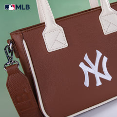 MLB New York Yankees Team Tote/Crossbody with Baseball Coin Pouch