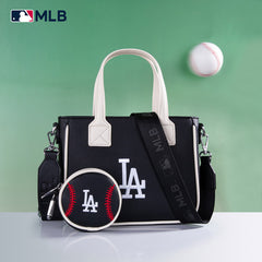 MLB Los Angeles Dodgers Team Tote/Crossbody with Baseball Coin Pouch