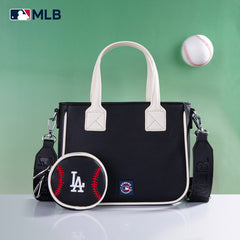 MLB Los Angeles Dodgers Team Tote/Crossbody with Baseball Coin Pouch