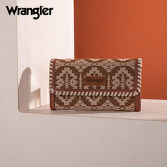 Wrangler All-Over Aztec Print Convertible Wallet