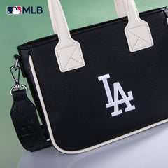 MLB Los Angeles Dodgers Team Tote/Crossbody with Baseball Coin Pouch