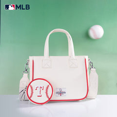 MLB Texas Rangers Team Tote/Crossbody with Baseball Coin Pouch