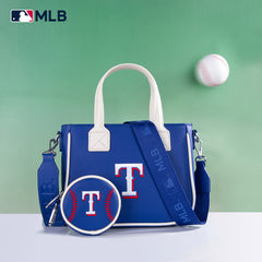 MLB Texas Rangers Team Tote/Crossbody with Baseball Coin Pouch