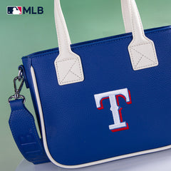 MLB Texas Rangers Team Tote/Crossbody with Baseball Coin Pouch