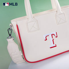 MLB Texas Rangers Team Tote/Crossbody with Baseball Coin Pouch