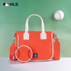 MLB San Francisco Giants Team Tote/Crossbody with Baseball Coin Pouch