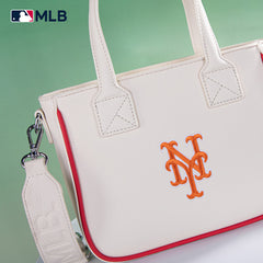 MLB New York Mets Team Tote/Crossbody with Baseball Coin Pouch