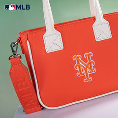 MLB New York Mets Team Tote/Crossbody with Baseball Coin Pouch