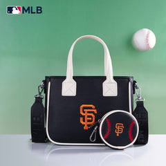 MLB San Francisco Giants Team Tote/Crossbody with Baseball Coin Pouch