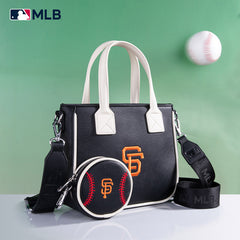 MLB San Francisco Giants Team Tote/Crossbody with Baseball Coin Pouch