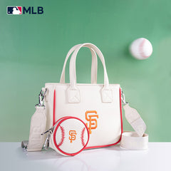 MLB San Francisco Giants Team Tote/Crossbody with Baseball Coin Pouch