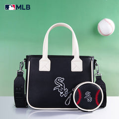 MLB Chicago White Sox Team Tote/Crossbody with Baseball Coin Pouch