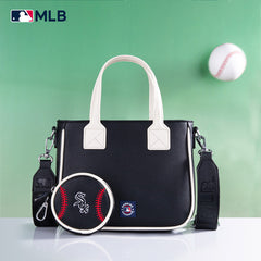 MLB Chicago White Sox Team Tote/Crossbody with Baseball Coin Pouch